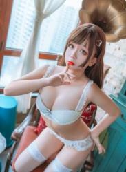 The thumbnail of [Cosplay] Rinaijiao 日奈娇 – Transparent Apron 透明围裙