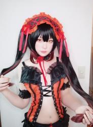 The thumbnail of [Cosplay] Yuki 亭 – Kurumi Tokisaki Lingerie 時崎狂三 ランジェリー❤️