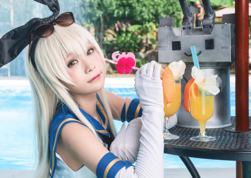 [Cosplay] Kurumi クルミ – Shimakaze Summer Vacation