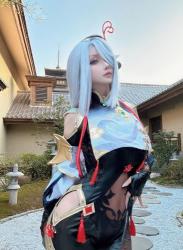 The thumbnail of [Cosplay] rioko凉凉子 有点那个的申鹤