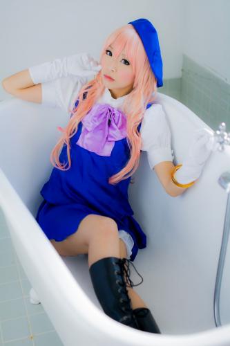 The thumbnail of [Cosplay] Yuki Mashiro 真白ゆき Macross F Sheryl シェリル (Blue Dress ver.)