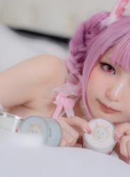 The thumbnail of [Fantasy Factory] Xiaoding 小丁 – Patreon 2022.04 Pink Cat