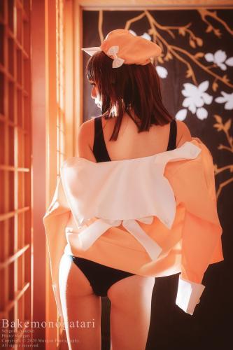 [Cosplay] Rinka Okita 沖田凜花 – Nadeshiko Sengoku (Bakemonogatari) 千石撫子 (化物語)