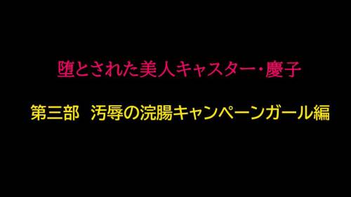[納屋] 堕とされた美人キャスター・慶子 第三部 汚辱の浣腸キャンペーンガール編