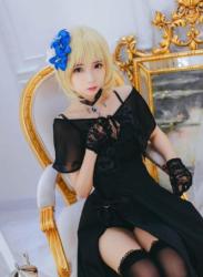 The thumbnail of [Cosplay] Crazycat ss 疯猫ss Mad Cat Jeanne Dress Up 疯猫贞德礼装