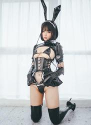 The thumbnail of [Cosplay] Xansoon 轩萧学姐 – Bunny girl maid 兔女郎女仆