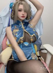 The thumbnail of [Cosplay] 前羽_rr 明日奈同人旗袍