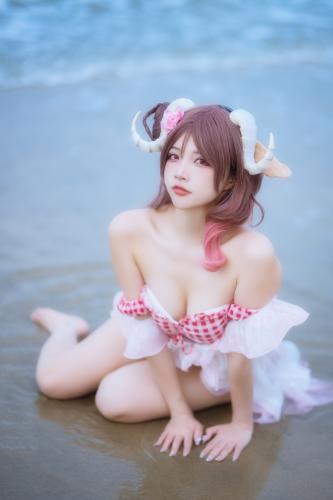 [Cosplay] 二佐Nisa 泰拉夏日纪事 艾雅法拉泳装