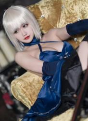 The thumbnail of [Cosplay] 小仓千代w FGO 黑呆三破