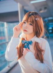 The thumbnail of [COSPLAY] 雪琪 JK夕阳