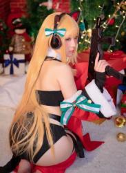 The thumbnail of [Cosplay] Mime 弥美 – 少女前线 TMP 圣诞节 Christmas