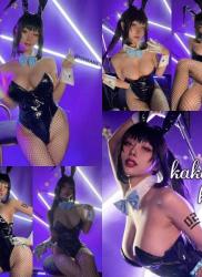 The thumbnail of [Cosplay] Hane Ame 雨波 – Blue Archieve Karinn Bunny
