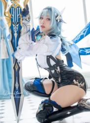 The thumbnail of [Cosplay] Hane Ame 雨波 – Eula Lawrence Genshin Impact