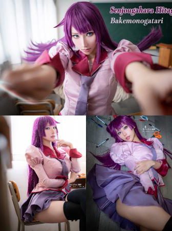 [Cosplay] Hane Ame 雨波 – Hitagi Senjougahara (Bakemonogatari)