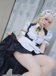 The thumbnail of Cosplay 雪晴Astra 自撮 Vol.15 Grainne Draser 女仆