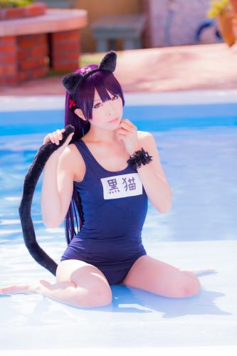 [Cosplay] Yuki Mashiro 真白ゆき Oreimo Kuroneko 黒猫 (Sukusui ver.)