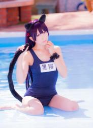 The thumbnail of [Cosplay] Yuki Mashiro 真白ゆき Oreimo Kuroneko 黒猫 (Sukusui ver.)