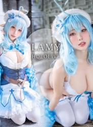 The thumbnail of [Cosplay] Hane Ame 雨波 – Yukihana Lamy (Hololive)