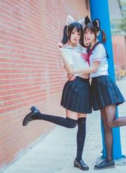 The thumbnail of [Cosplay] Crazycat ss 疯猫ss Cherry Neko 桜桃喵 JK百合2 JKLily2 [33P393MB]