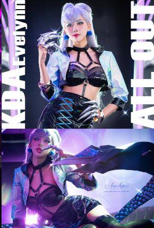 [Cosplay] Hane Ame 雨波 – KDA All out Evelynn (League of Legends)