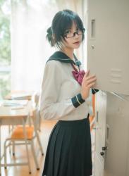 The thumbnail of [Cosplay] SU 逐月 – Home JK 自宅JK