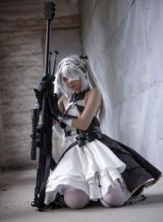 The thumbnail of [Cosplay] G44 不会受伤 – Girls Frontline HS-50 少女前线 HS-50