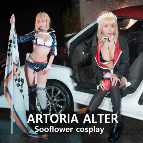 [Cosplay][CreamSoda] Sooflower 수련수련 – Artoria Alter (FGO)