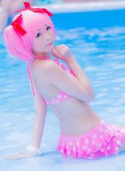 The thumbnail of [Cosplay] Yuki Mashiro 真白ゆき Puella Magi Madoka Magica Madoka Kaname 鹿目まどか (Bikini ver.)