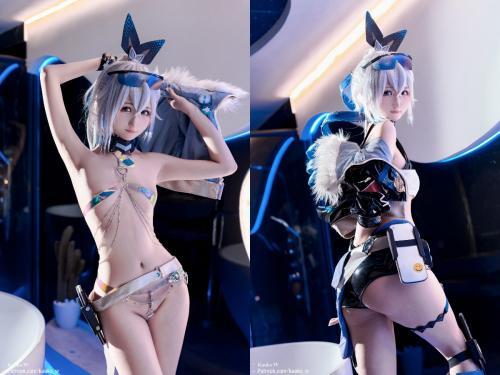 [Cosplay] KuukoW クー子 – Silver Wolf (Honkai:Star Rail)