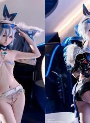 The thumbnail of [Cosplay] KuukoW クー子 – Silver Wolf (Honkai:Star Rail)