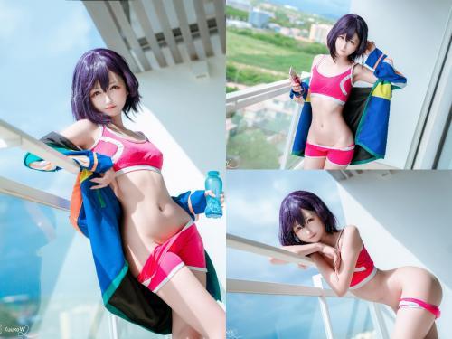 [Cosplay] KuukoW クー子 – Shizuka Mikazuki (Zom 100