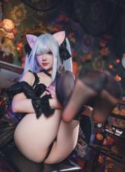 The thumbnail of [Cosplay] 雪晴Astra – 万圣节 雅努斯