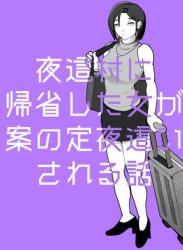 The thumbnail of [レイガン] 夜這村に帰省した女が案の定夜這いされる話