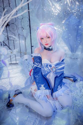 The thumbnail of [Cosplay] Cherry Neko 桜桃喵 – Coral Palace Heart Sea 珊瑚宫心海