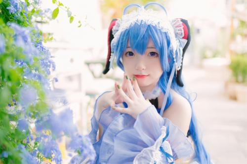 The thumbnail of [Cosplay] 花铃 甘雨女仆