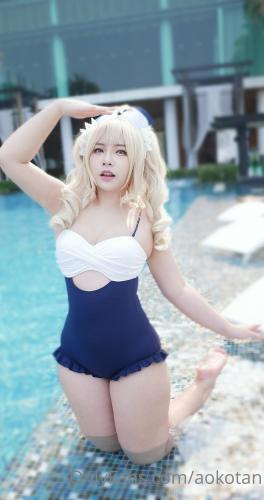 [Cosplay] Aokotan – Barbara swimsuit