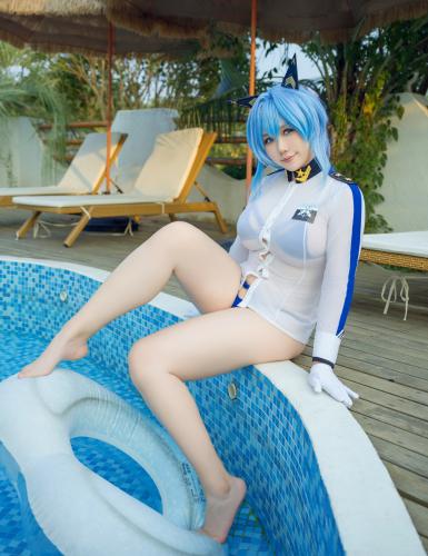 The thumbnail of [Cosplay] Mahuajiang 麻花麻花酱 – Helen swimsuit 海伦泳装