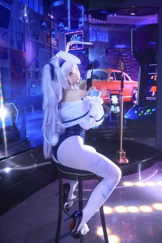 The thumbnail of [Cosplay] G44 不会受伤 – Raffi Bunny 拉菲兔女郎