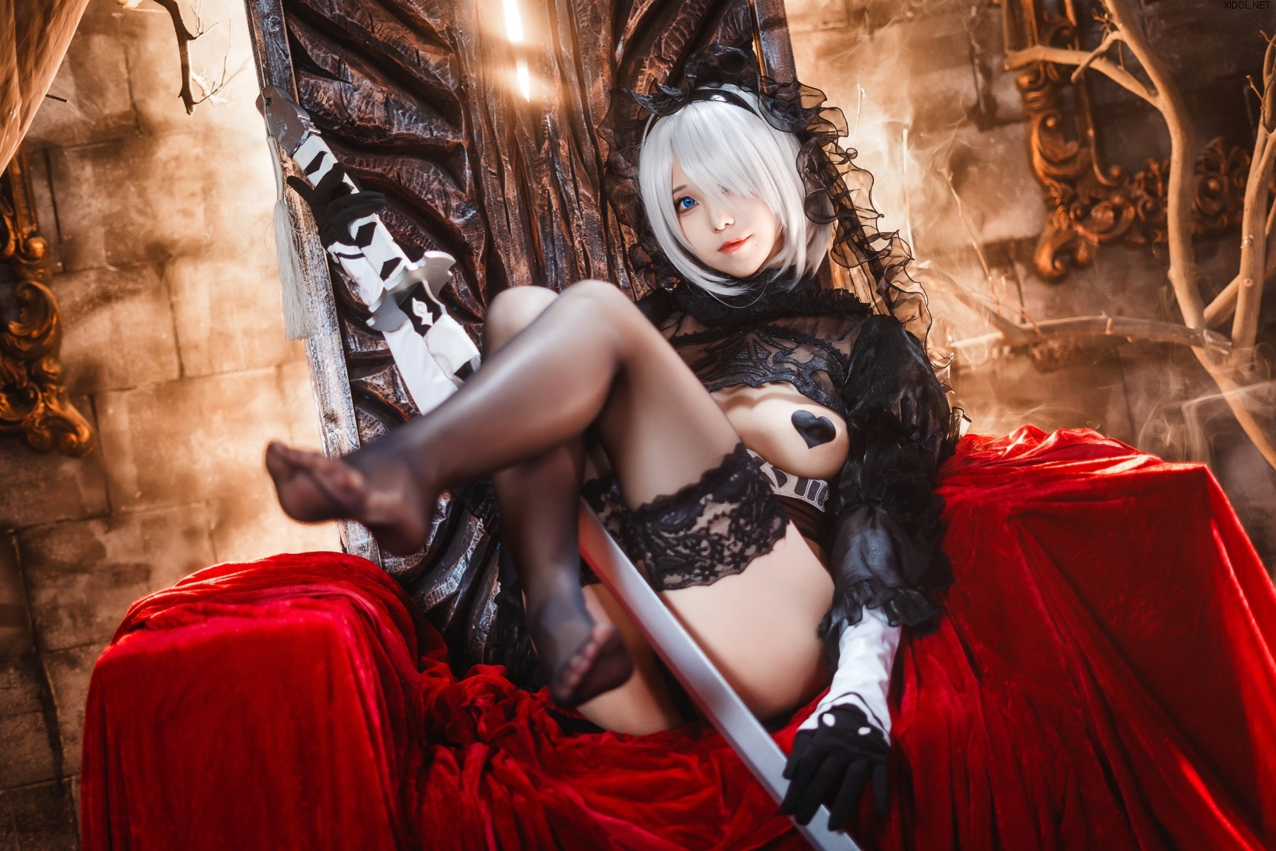 The thumbnail of [Cosplay] 蜜汁猫裘 2B