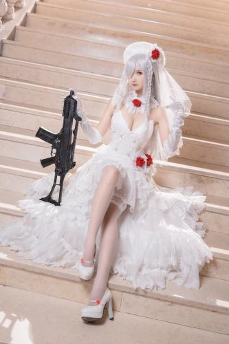 The thumbnail of [Cosplay] Rioko 凉凉子 – G36C Bride G36C花嫁